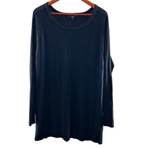 Mossimo Basic Black Sweater Dress Long Sleeved Women's‎ Size XL